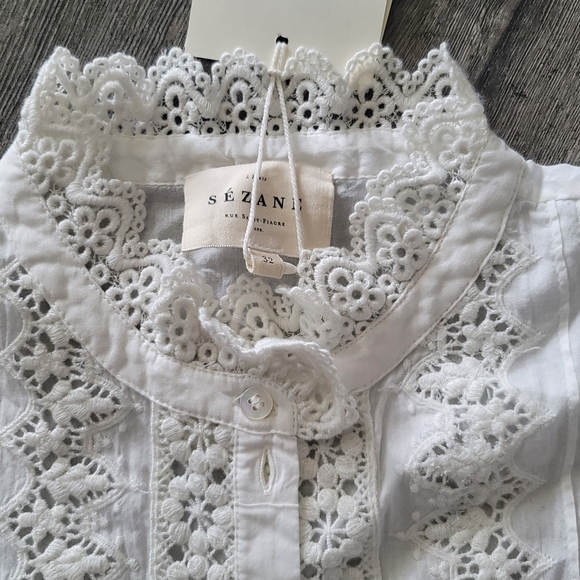 Sezáne Rym Shirt-Ecru - Picture 8 of 10